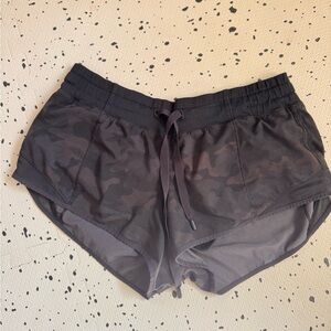 lululemon Women's Black Camo Shorts